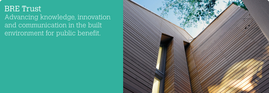 For the benefit of all - Profits earned by BRE Group companies go, not to shareholders, but back into research and education projects in the built environment support by the BRE Trust.
