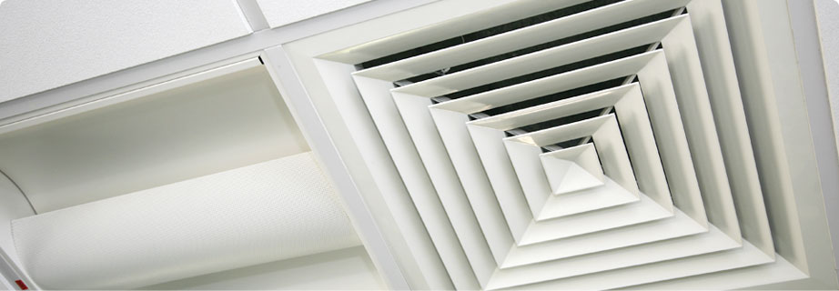 HVAC grille header