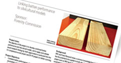 Modelling Sitka spruce properties